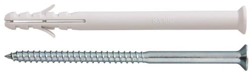 VP A nylon frame plug with chipboards screw. A2 stainless steel screw Torx recess available - photo 1